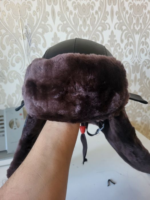 Строительная каска ушанка