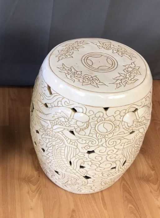 Виетнамски градински стол от керамика