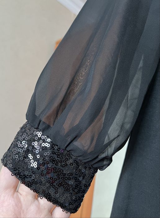 Платье 48р новое черное