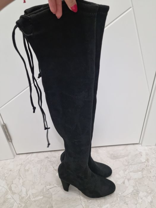 Дамски ботуши с ток