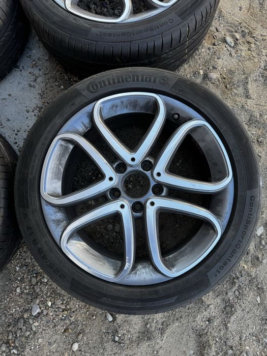 Оригинални Mercedes джанти 17 с летни гуми Continental