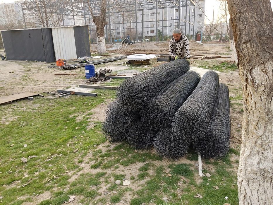 Сетка рабица Цех  для ограждения забор сад setka robitsa rabitsa