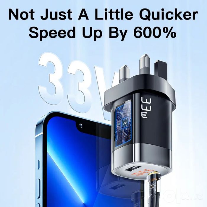 Essager 33 Вт GaN USB C зарядное устройство Быстрая зарядка