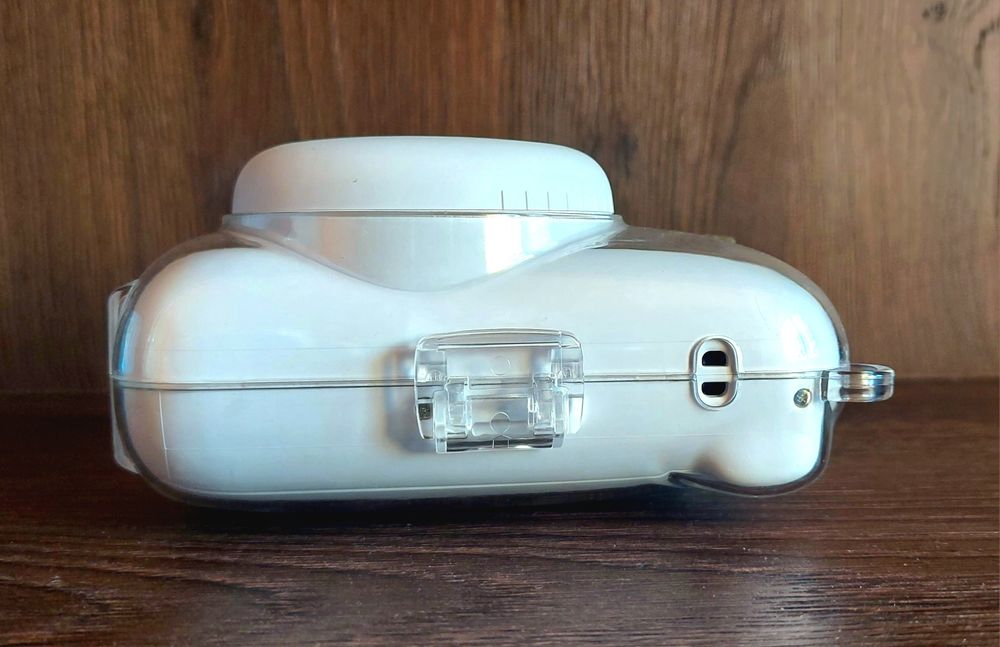 Fujifilm Instax Mini 12 camera (Clay white) +  plastic shell, EVA case
