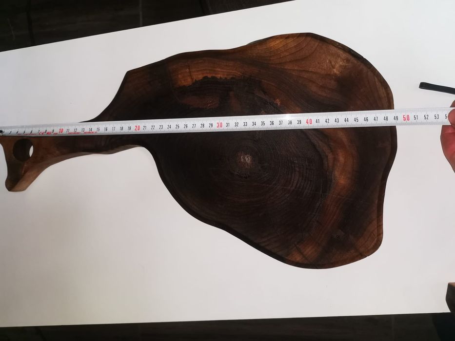 Tocator lemn nuc  rustic handmade