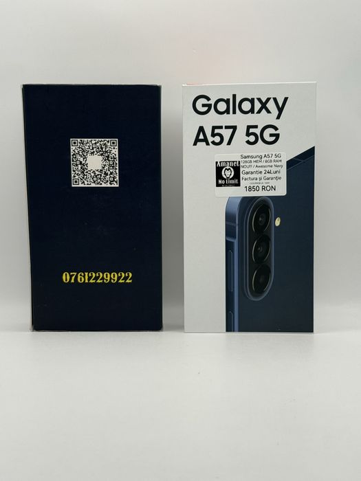 Samsung A57 5G 128GB / 8GB  NOU!!! / SIGILAT , AMANET NO LIMIT.