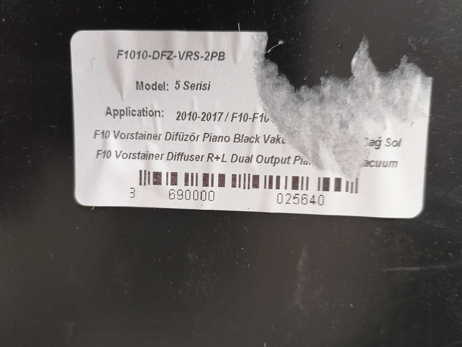 Дифузьор за задна броня за BMV 91