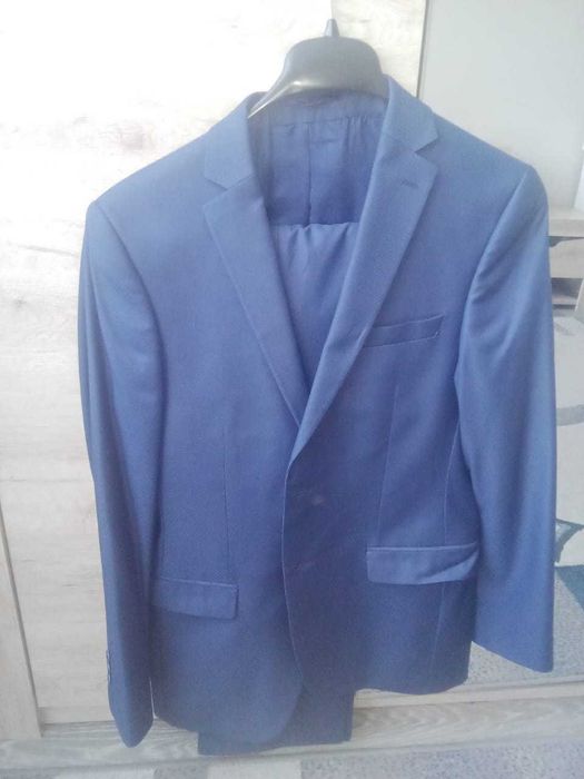 костюм мужской синий