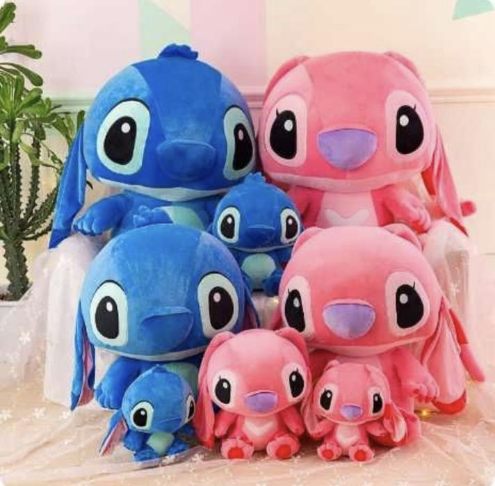 Плюшена играчка Лило и Стич 20-120см Розов Стич/Плюшена играчка Стич