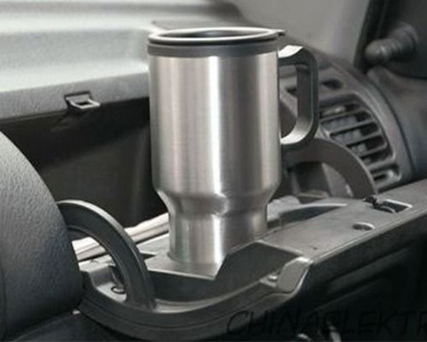 Метална електрическа чаша за кола с нагревател