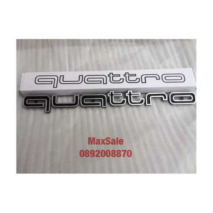 QUATTRO куатро емблема предна решетка grill Audi a4 a6 a5 a3 a7 rs s