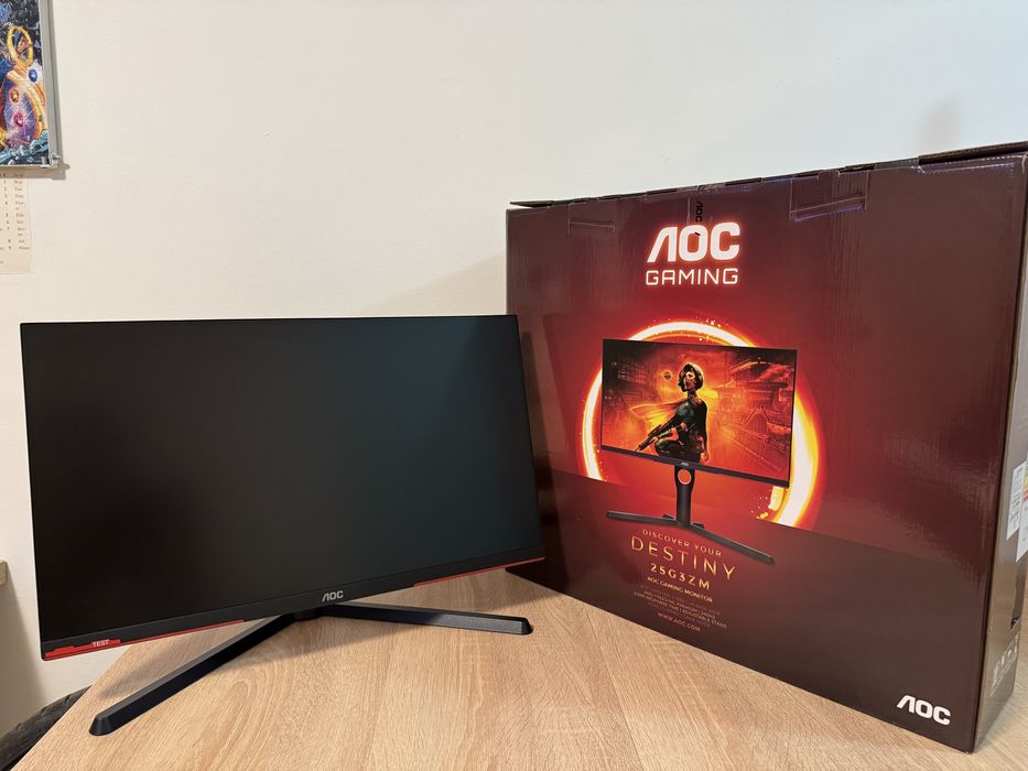 Monitor Gaming AOC 25G3ZM – 240Hz, 1ms, Full HD – Impecabil, ca nou