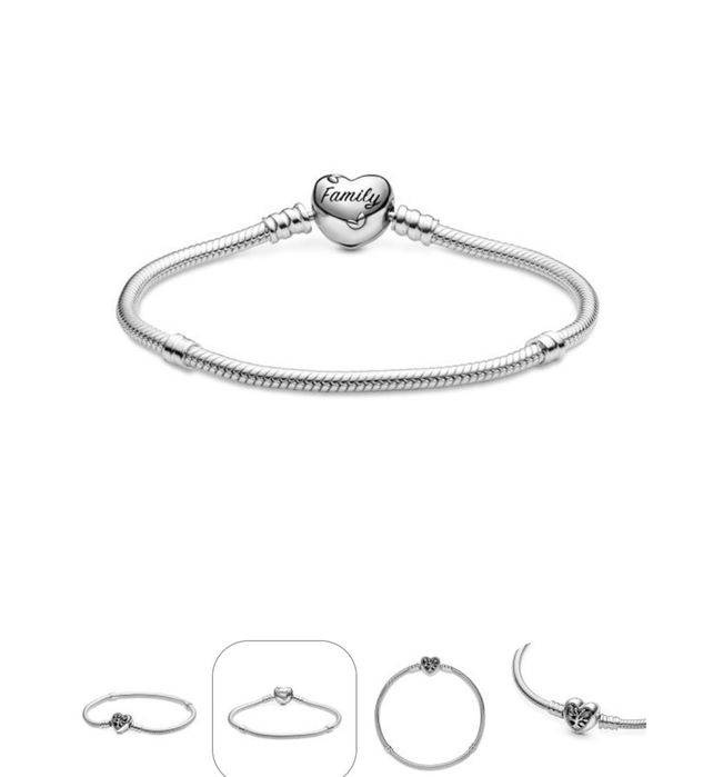 Сребърна гривна Пандора