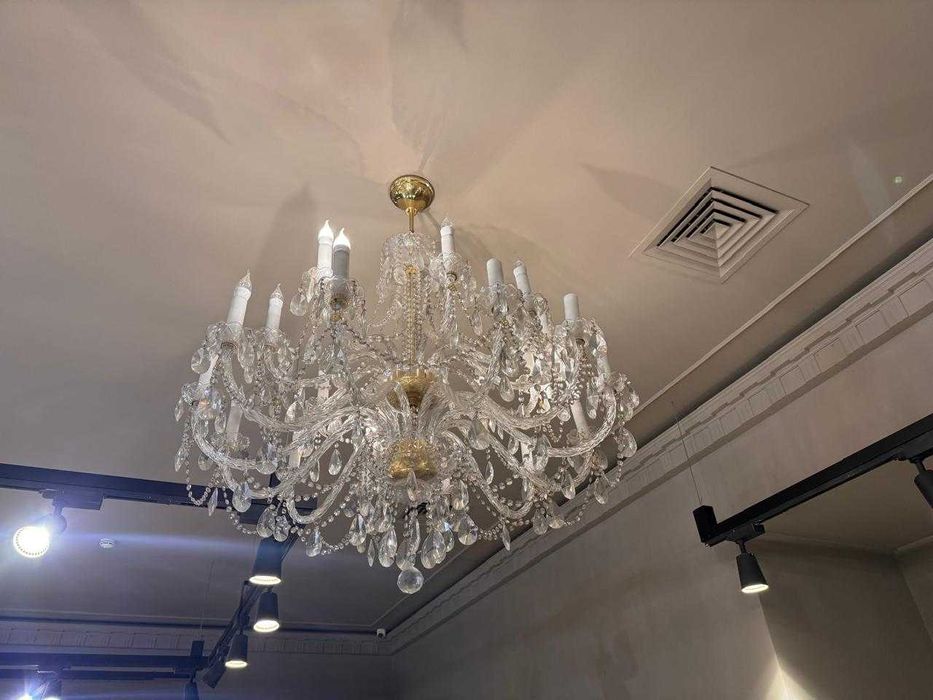 ЧЕШСКИЕ хрустальные большие люстры