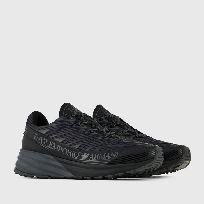 Мъжки маратонки EA7 Emporio Armani Crusher Distance Trail Triple Black