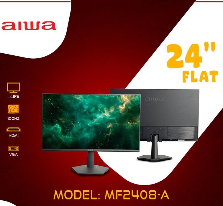 Aiwa новые IPS 27"  180hz CURVED и FLAT