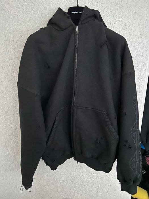 Худи Balenciaga Paris Moon
