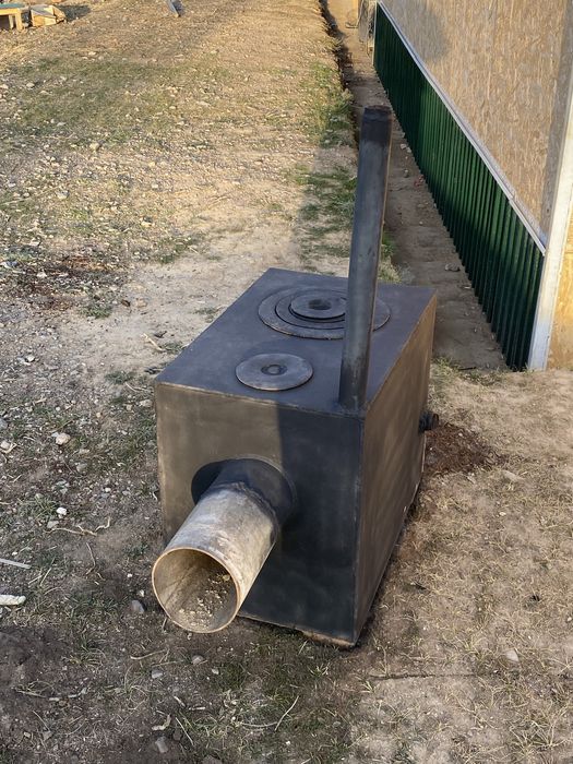 Угелныий  печька