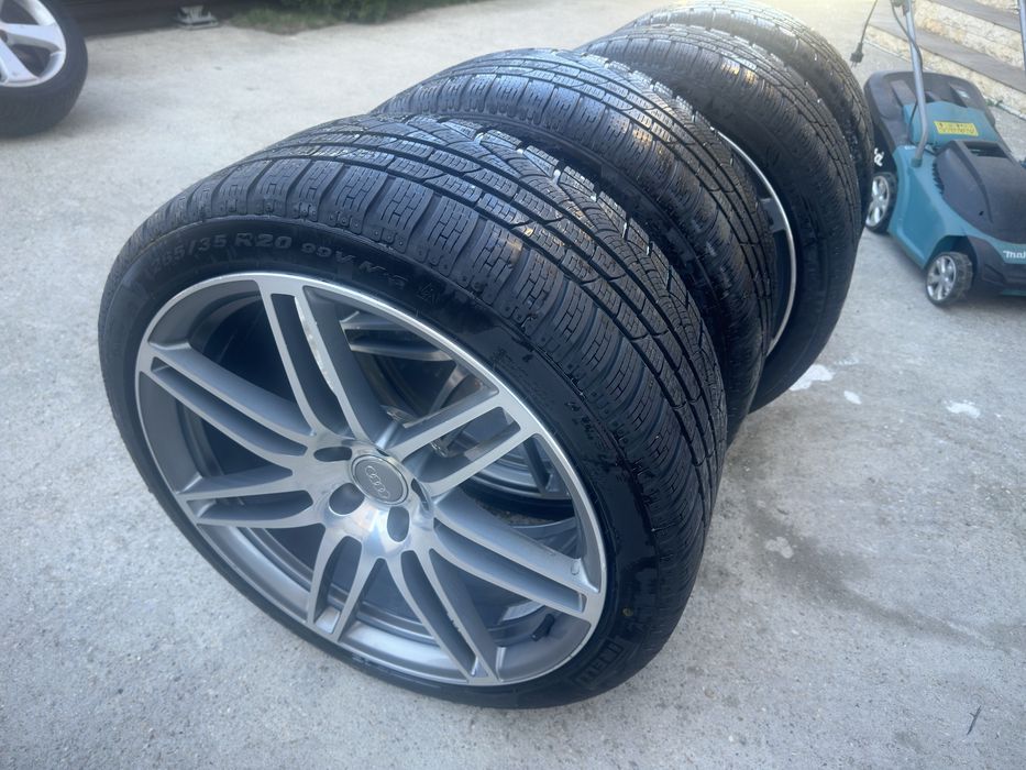 Vand Jante Originale Audi 20 Inch S7 S8 S6 S5 cu Anvelope Pirelli M+S