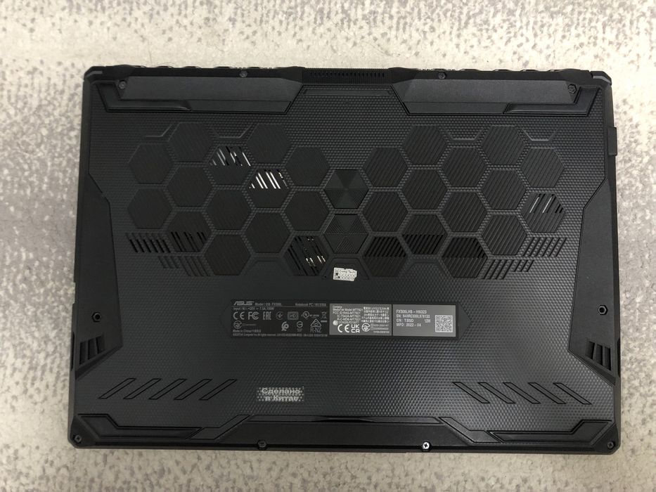 noutbuk komoyuter Asus TUF GAMING F15 igravoy core i5