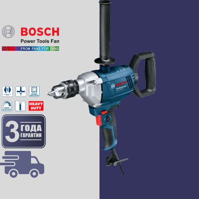 BOSCH original Дрель-Миксер GBM 1600 RE
Professional