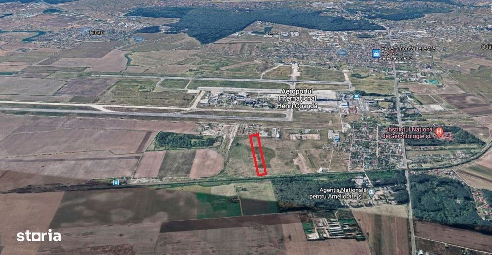 OTOPENI - Teren intravilan - 11,036 mp  - front 15,2 ml