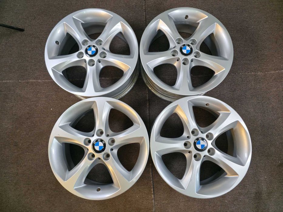 4 Jante Aliaj 5x120 17'' 7J ET 47 - OEM BMW Seria 1 E87 - Seria 3 E46 E90 E91 F30 F31 - X1