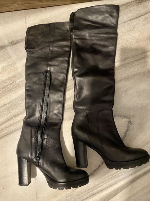 Ghete noi firma Adidas Climafroof, originale ! Cizme piele!