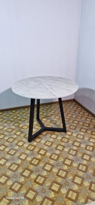 Круглый стол. Стол лофт. Dumaloq stol