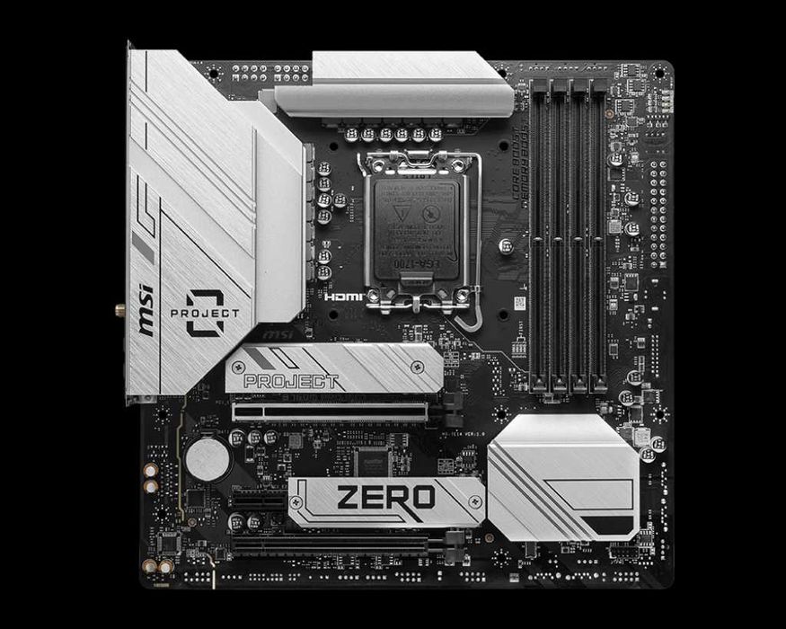 Материнская плата MSI B760M PROJECT ZERO LGA 1700 DDR5