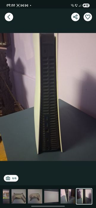 Playstation 5 cu 4 jocuri + monitor +casti hiperx