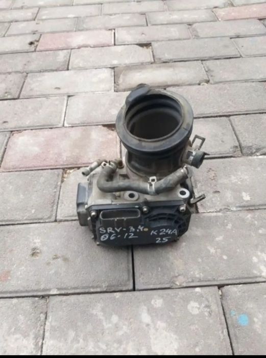 Honda cr-v 06-12 год дроссельная заслонка к24 б/у оригинал 2.4