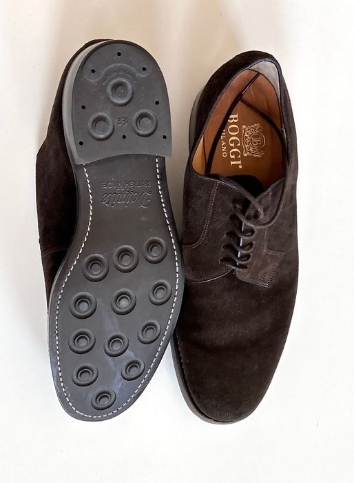 Boggi Milano елегантни мъжки кожени обувки 44 номер