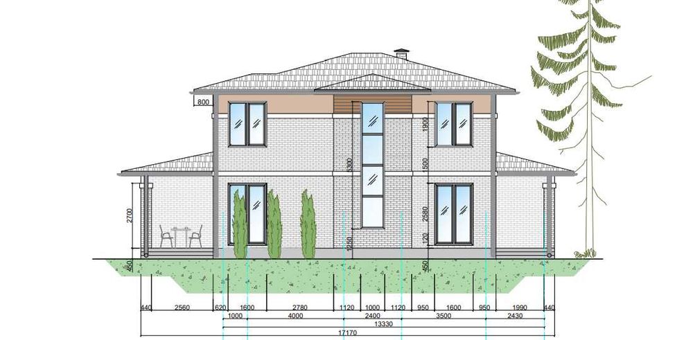 дизайн дома и чертежи в AutoCad Автокад и 3d maks визуализация проект