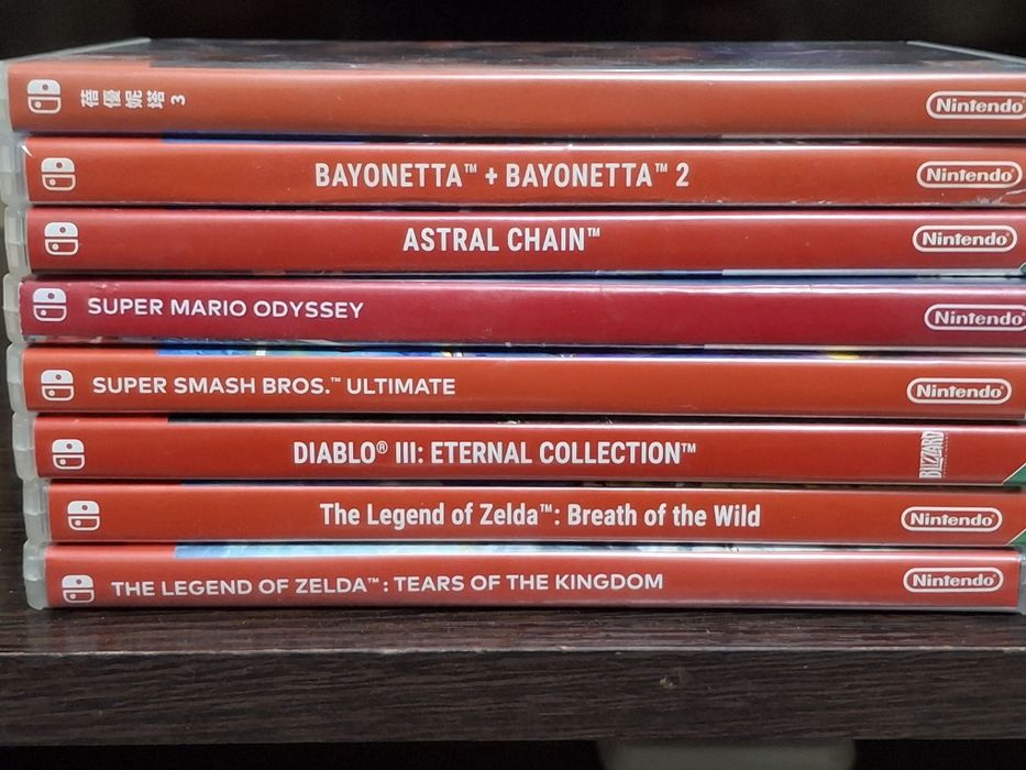 Картриджи Nintendo switch