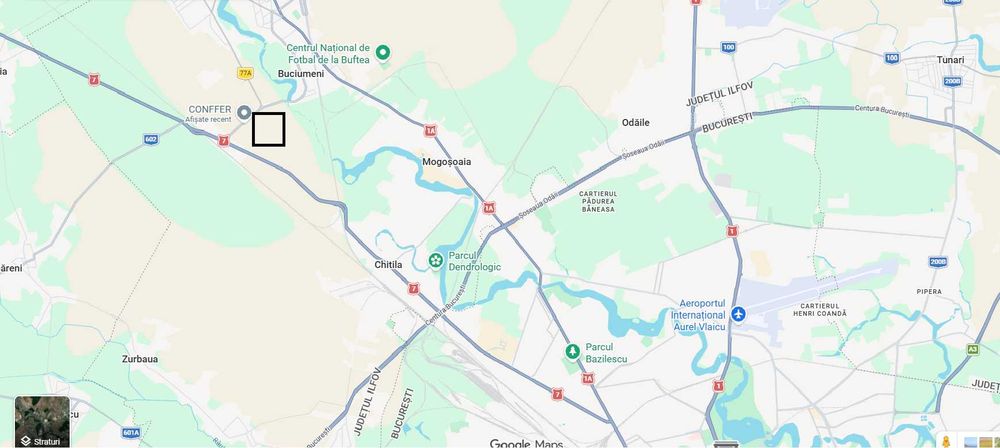 Teren intravilan de vânzare – Buftea, strada Milano