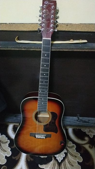 12 струнали пол акустические гитара