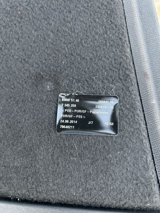 Poliță portbagaj BMW  seria 4 F36