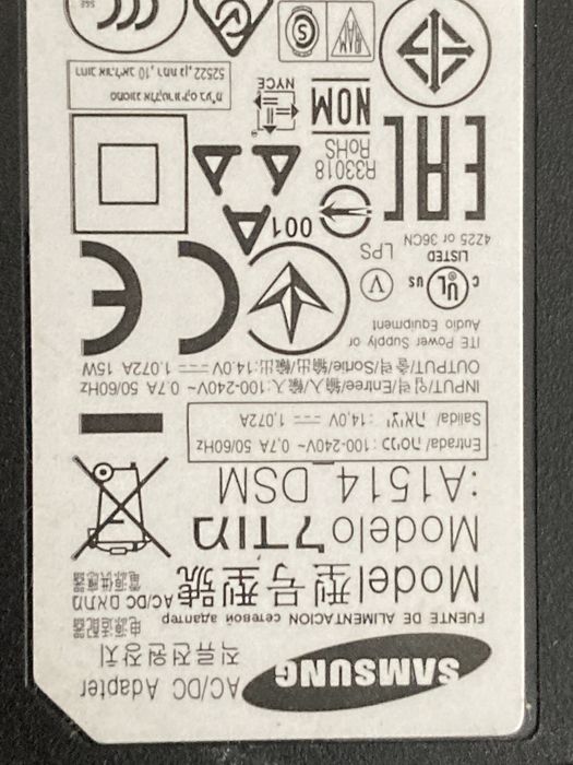 Alimentator 14v samsung. Incarcator 14v samsung. Adaptor samsung 14v