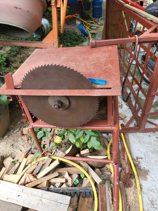 Masă de circular cu motor mare monofazic cu limitator de lățime!