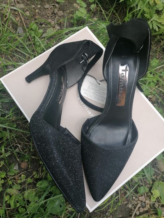 Pantofi cu toc nr 39, Tamaris, nou