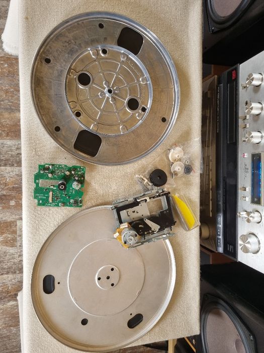Pachet dif componente minidisc Sony, 2 buc Slipmat pickup,platane, etc