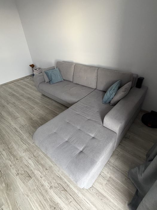 Coltar extensibil RAUL (Mobexpert), cu sezlong pe partea stanga