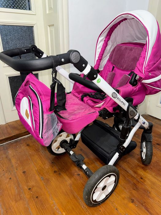 Cărucior 3 în 1 Krausman Jools Eclipse Purple – Stare Excelentă