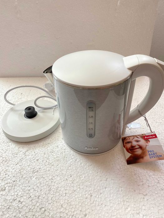 Fierbator Amica KH 5011 Bialo-Srebrny,1.5L,inox