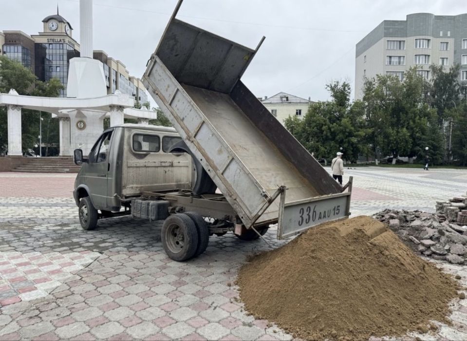 Газель самосвал песок щебень до 3х тонн