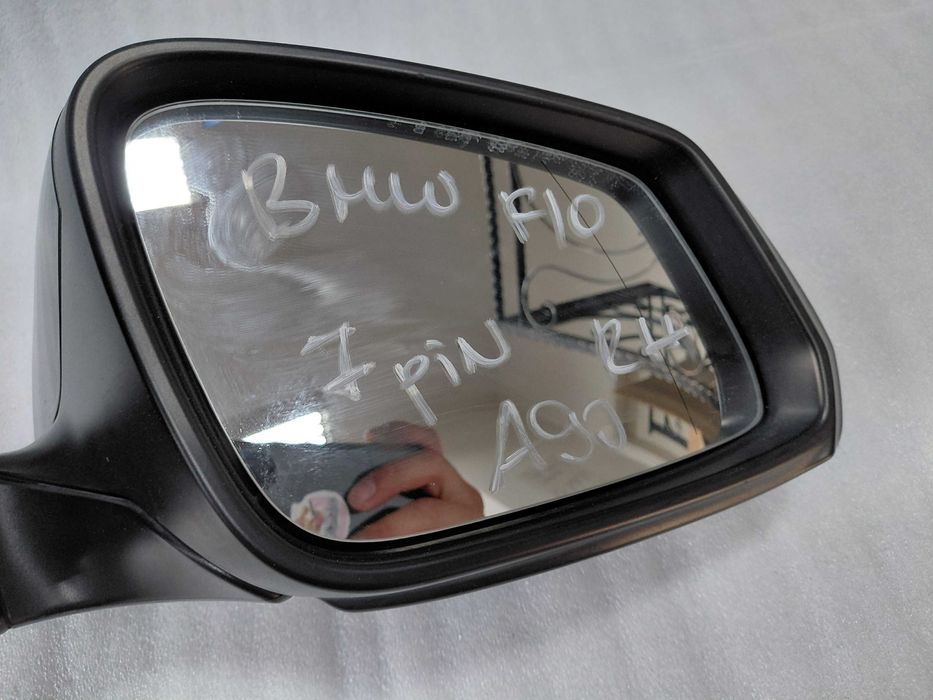 Дясно огледало BMW F10 F11 Facelift 7 Pin - цвят A90