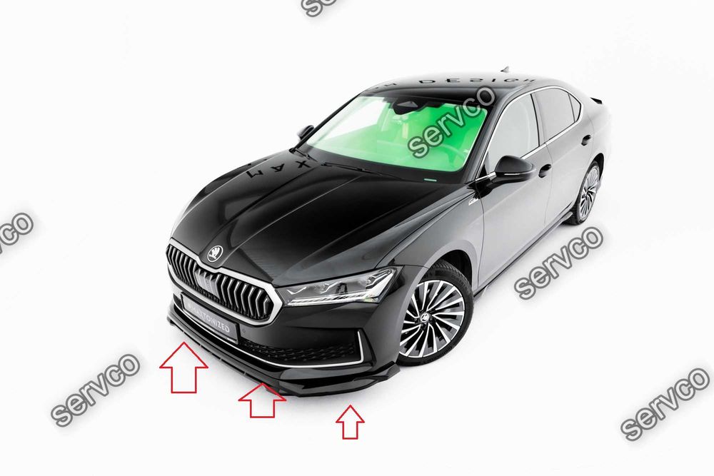 Pachet Exterior Prelungiri Body kit tuning Skoda Superb Sedan Mk4 2024- v3 - Maxton Design