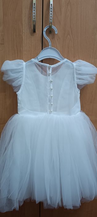 Платье белое детское