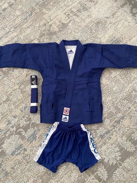 Детский Новый самбо кимоно размер 130 качество плотный